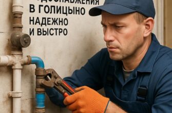 Ремонт систем водоснабжения в Голицыно