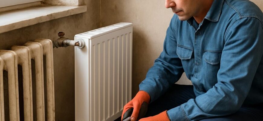 Замена радиаторов отопления в Голицино