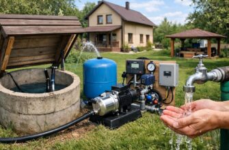 Водоснабжение дома от колодца в Голицино: виды автоматики