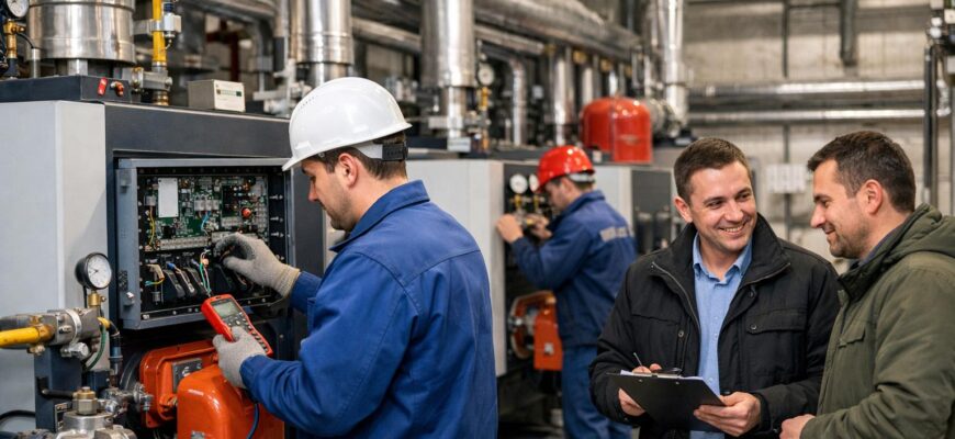 Стоимость обслуживания котельной в Голицино