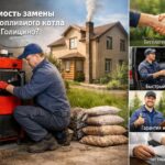 Стоимость замены твердотопливного котла в Голицино