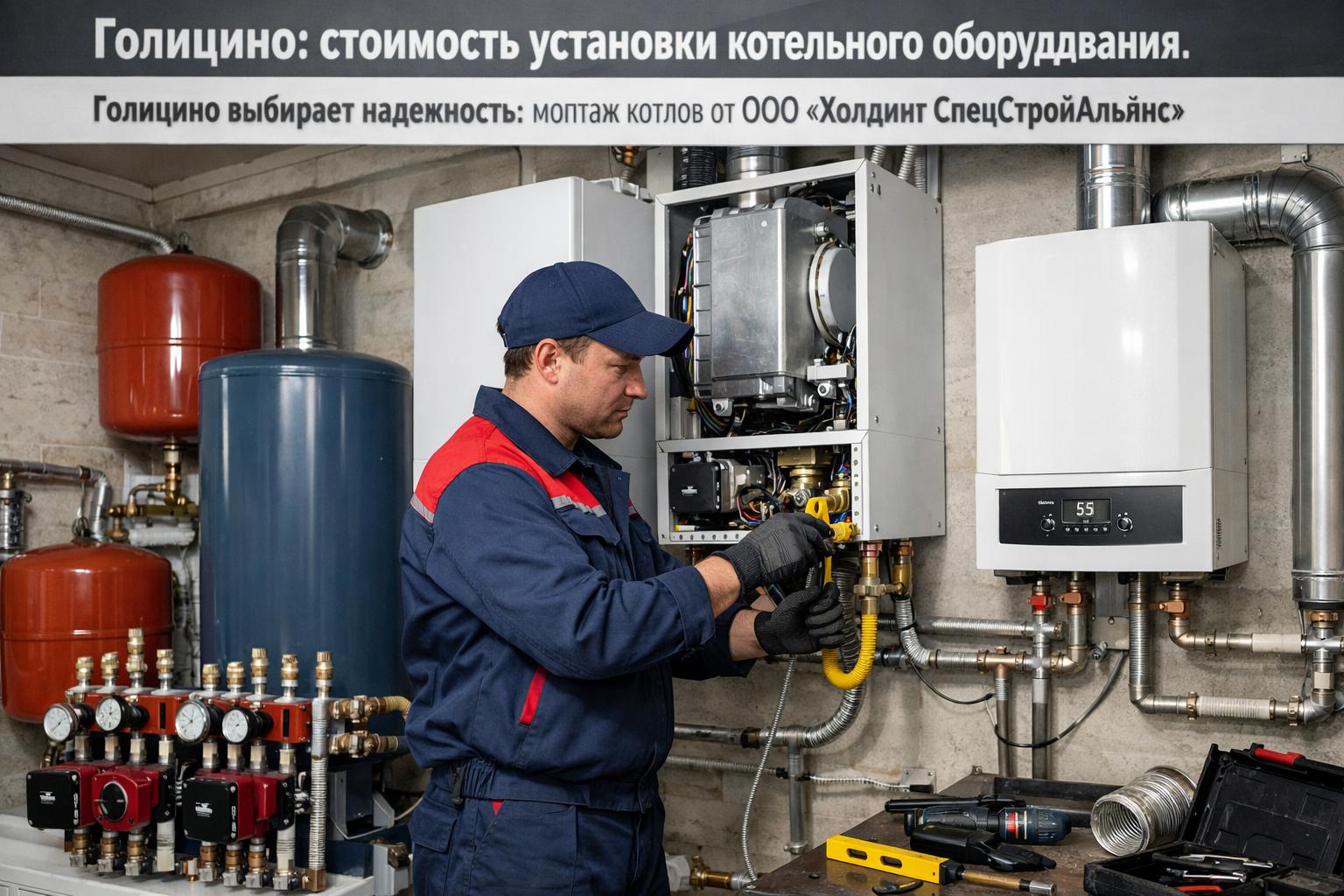 Голицино выбирает надежность: монтаж котлов от ООО Холдинг СпецСтройАльянс
