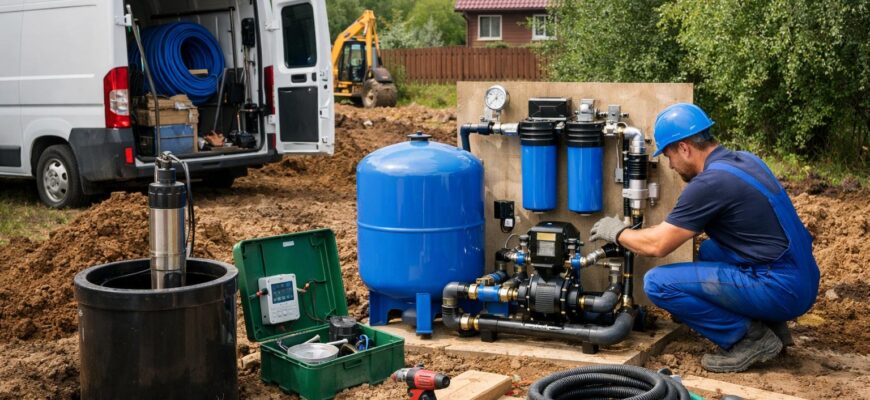 Голицино: стоимость установки систем водоснабжения