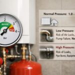 Давление в системе отопления закрытого типа — какие значения