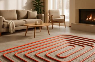 Отопление дома теплым полом — тепло комфорт