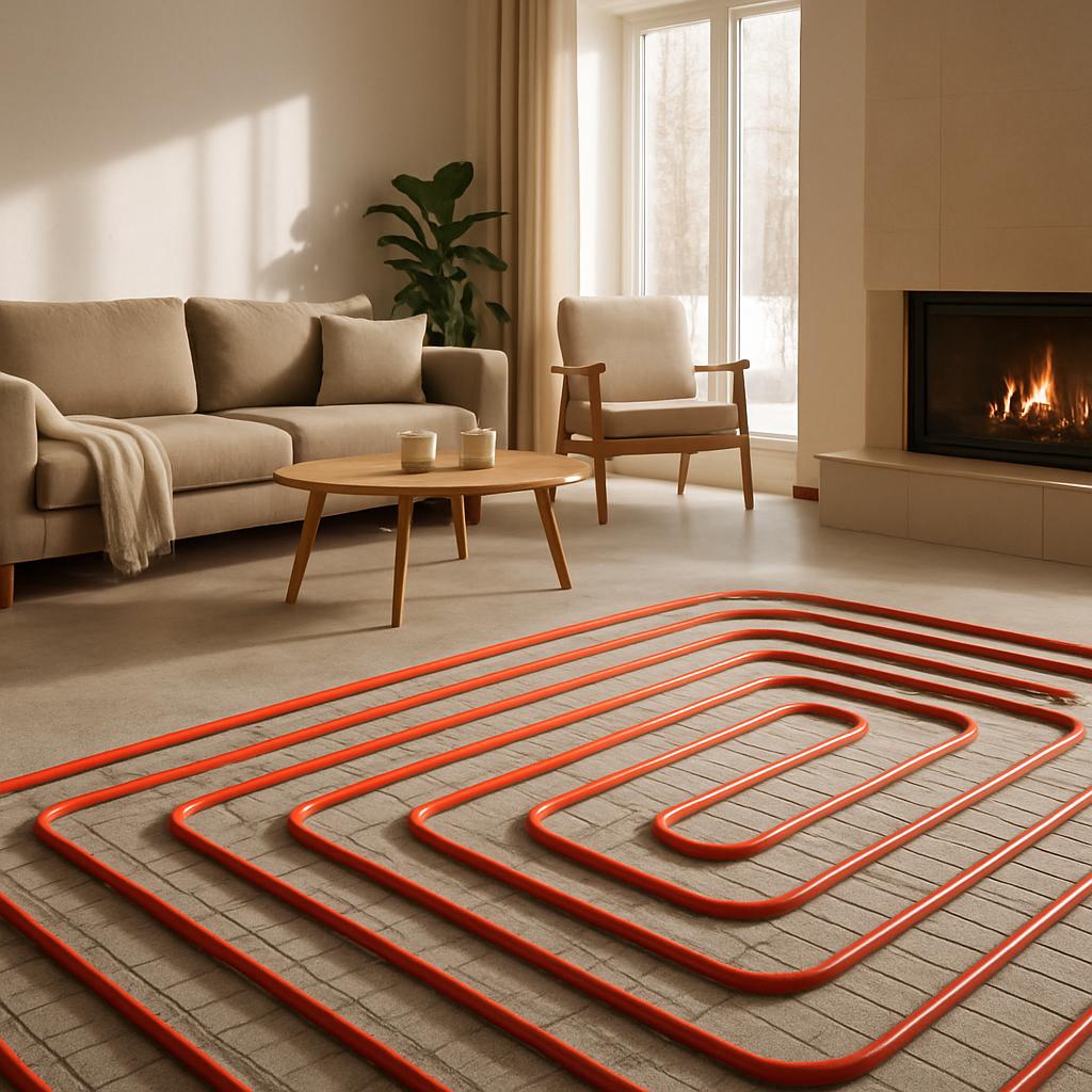 Отопление дома теплым полом — тепло, комфорт и экономия с ООО ДИЗАЙН ПРЕСТИЖ