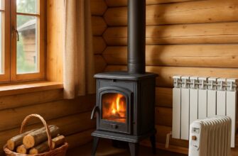 Эффективное отопление деревянного дачного дома