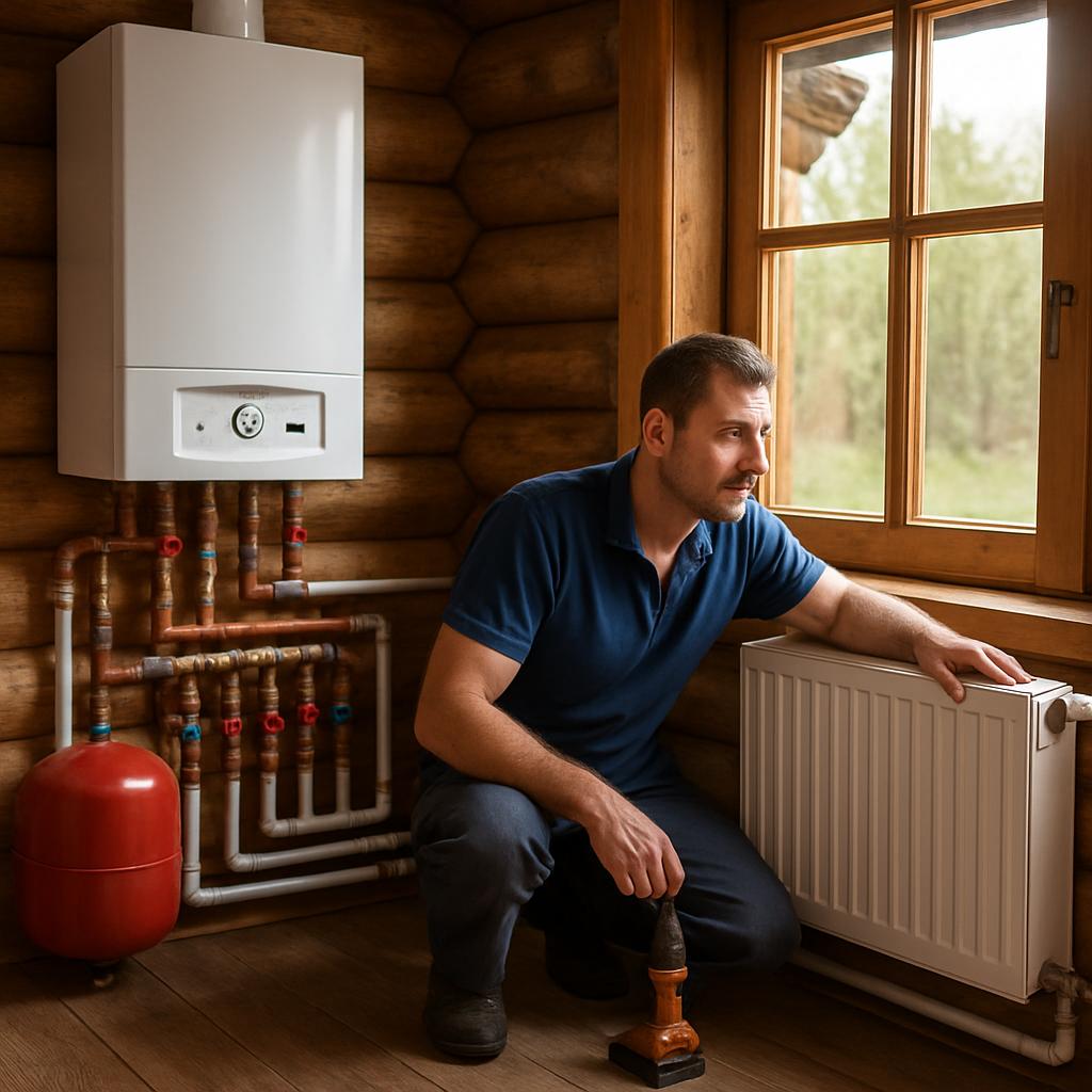 Как правильно установить отопление на даче Как правильно установить отопление на даче