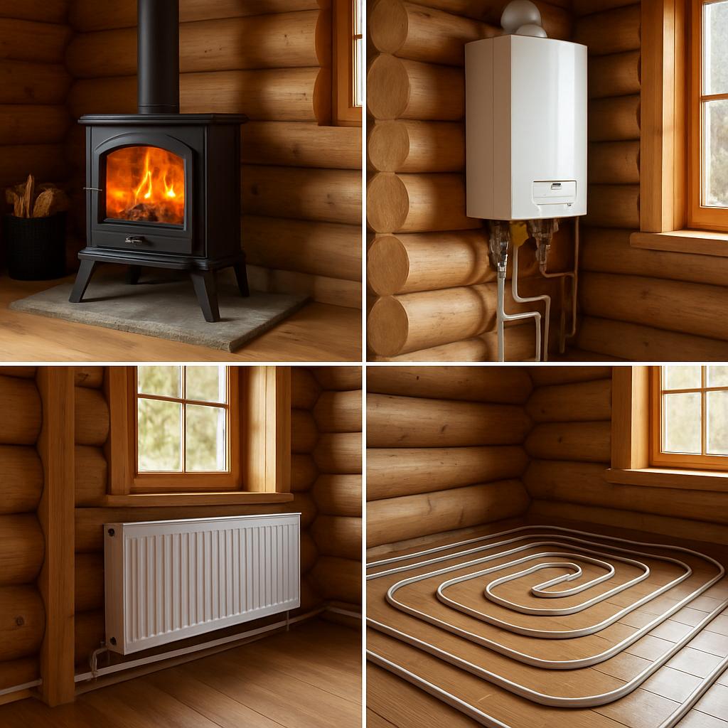 Эффективные способы отопления деревянного дома