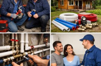 Замена труб на даче в Истре