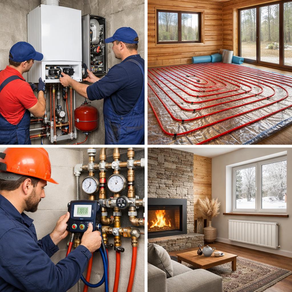 Монтаж отопления коттеджа Истра: ключевые преимущества работы с профессионалами
