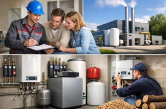 Автономное отопление частного дома в Истре