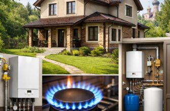 Газовое отопление частного дома в Истре