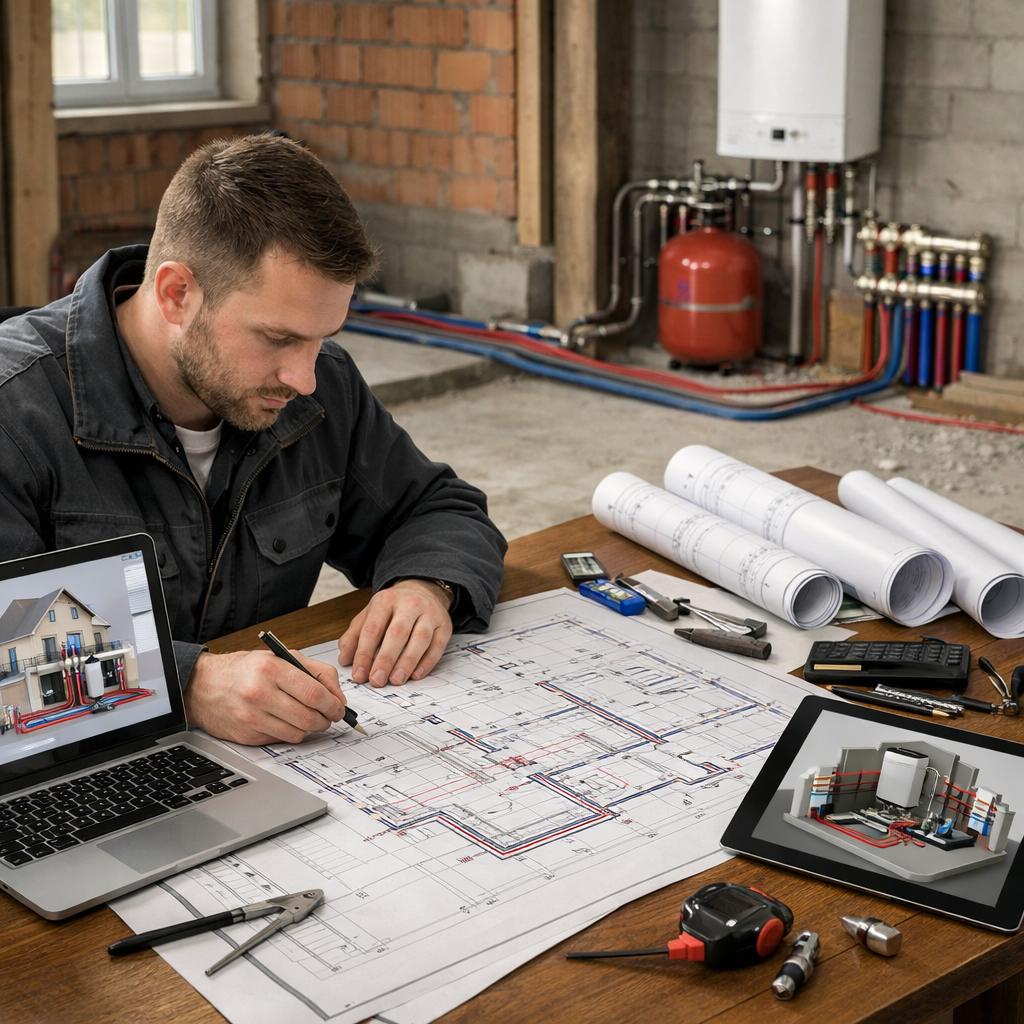 Истра Монтаж отопления коттеджа начинается с проектирования