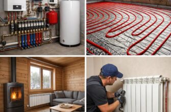 Водяное отопление частного дома в Истре