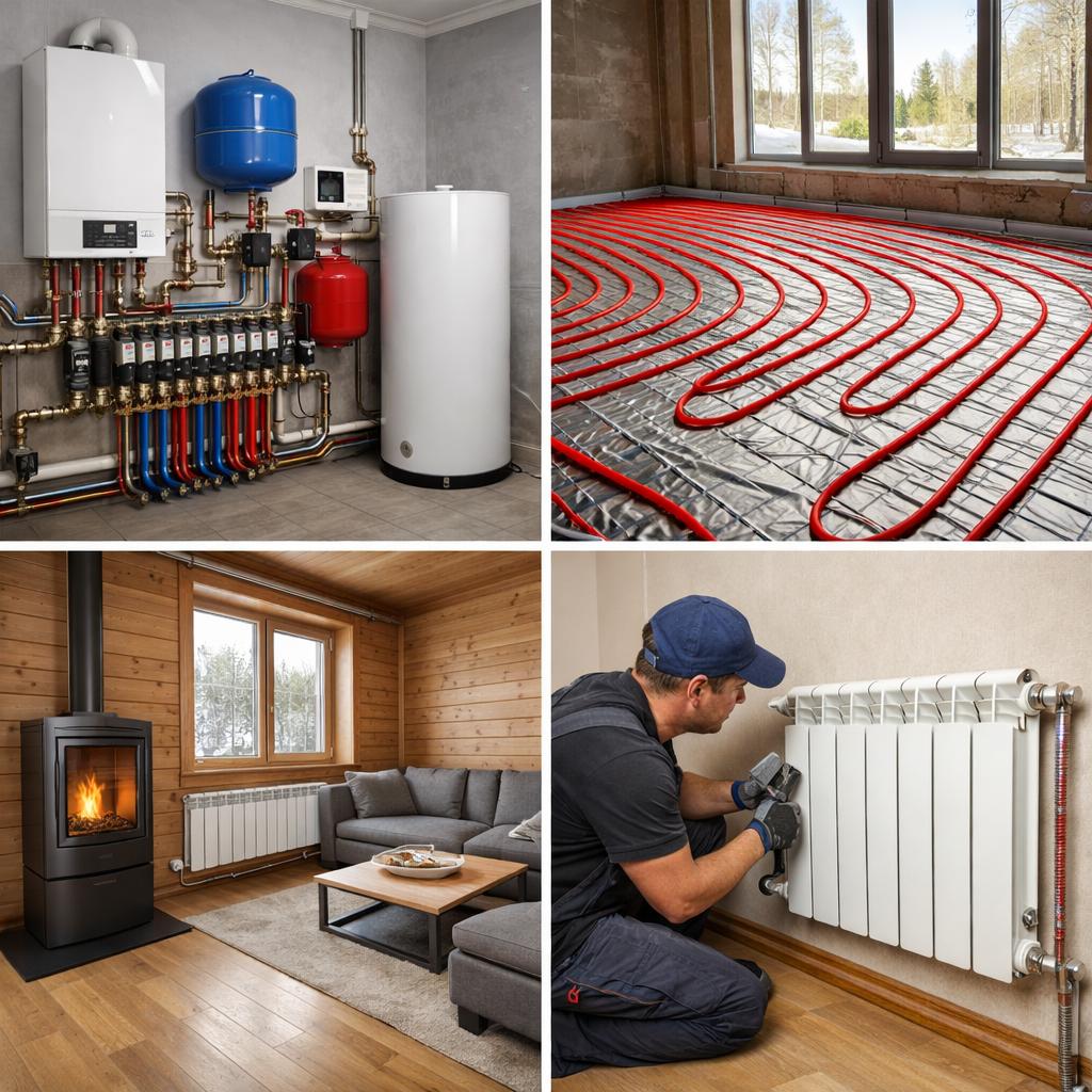 Частный дом водяное отопление Истра: обзор доступных систем