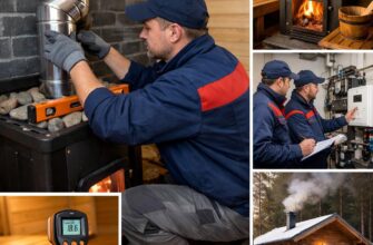 Отопление бани в Истре