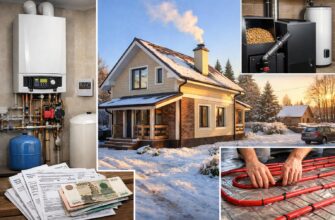 Отопление частного загородного дома в Истре