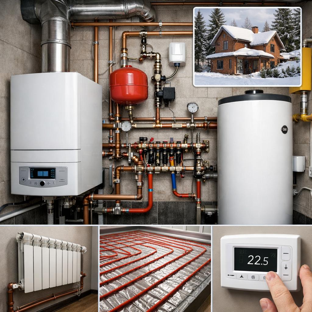 Что такое Водяное газовое отопление Истра: принципы и типы систем