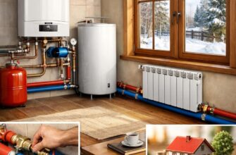 Двухтрубная система водяного отопления для загородного дома в Истре