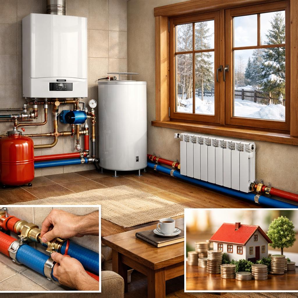 Преимущества: Двухтрубная система водяного отопления загородного дома Истра — надежность и экономия