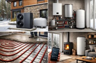 Современное отопление загородного дома в Истре