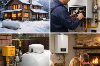 Газовое отопление загородного дома в Истре