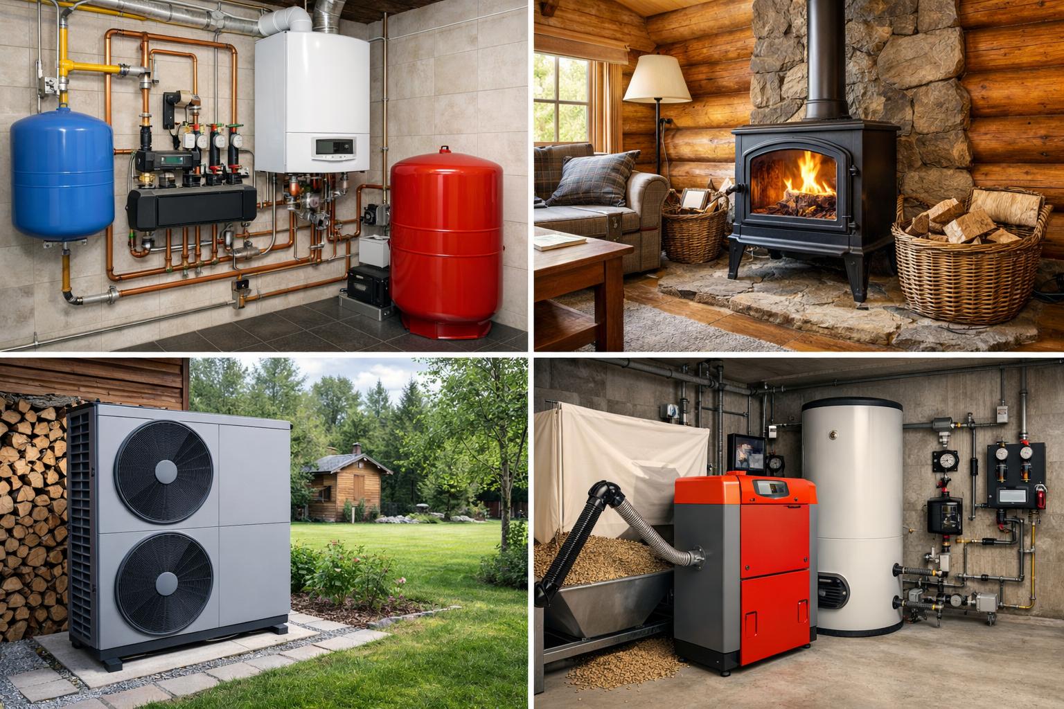 Виды отопления загородного дома: краткий обзор доступных систем