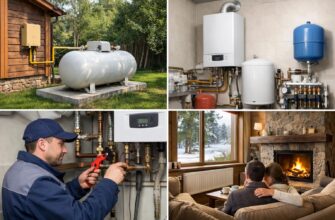 Автономное газовое отопление дачи в Истре