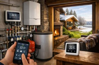 Автоматизированное отопление дачи в Истре