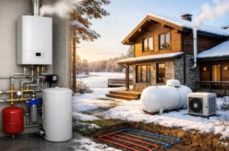 Истра Комбинированное газовое отопление коттеджа