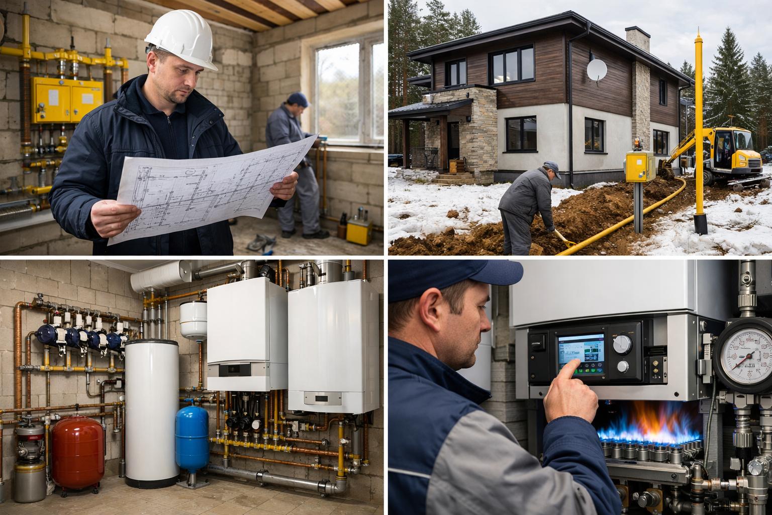 Истра Установка газового отопления коттеджа: ключевые особенности проектов в районе