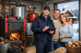 Истра: твердотопливное отопление дома