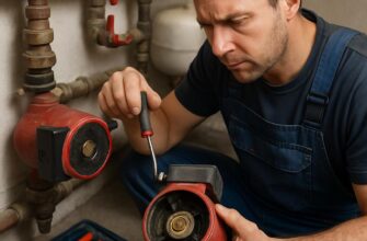 Ремонт насоса системы отопления частного дома в Истре