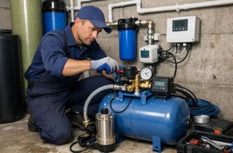 Установка автоматики для водоснабжения частного дома в Истре