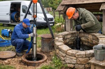 Замена насоса в скважине и колодце в Истре