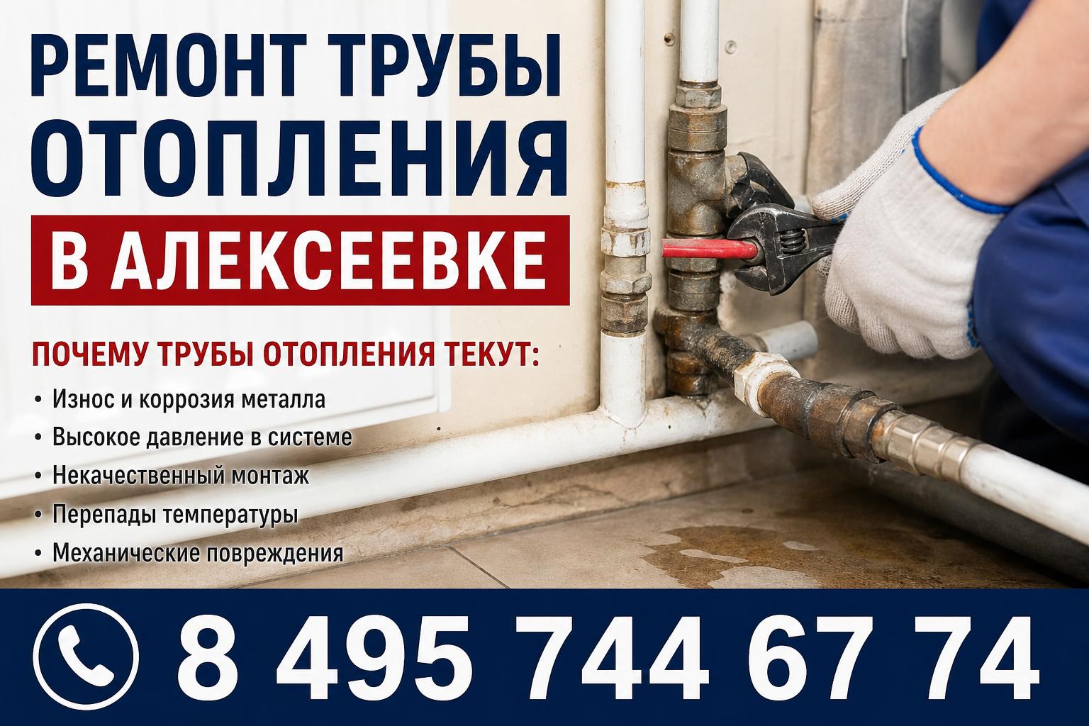 Почему трубы отопления вообще текут