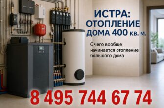 Истра: Отопление дома 400 кв. м