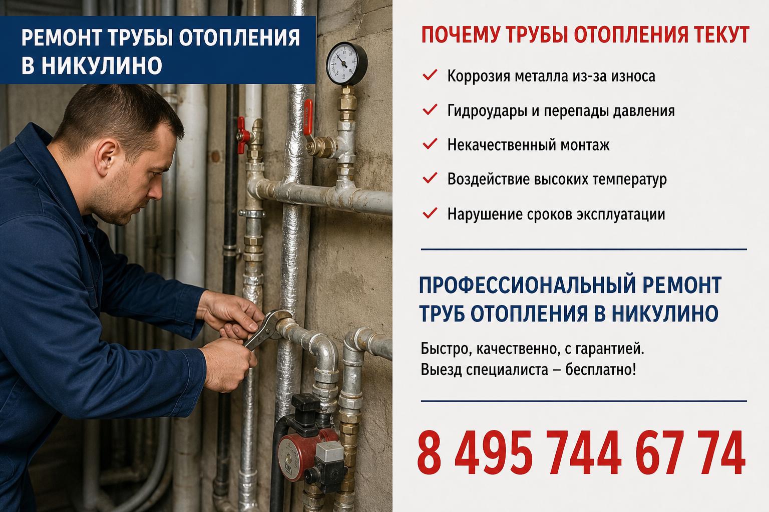 Почему трубы отопления вообще текут