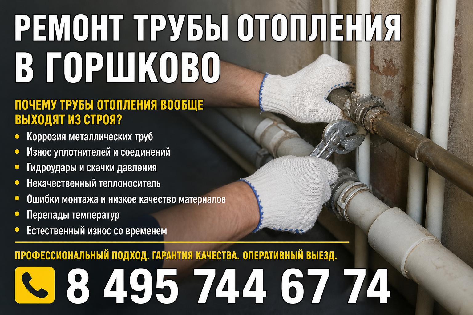 Почему трубы отопления вообще выходят из строя