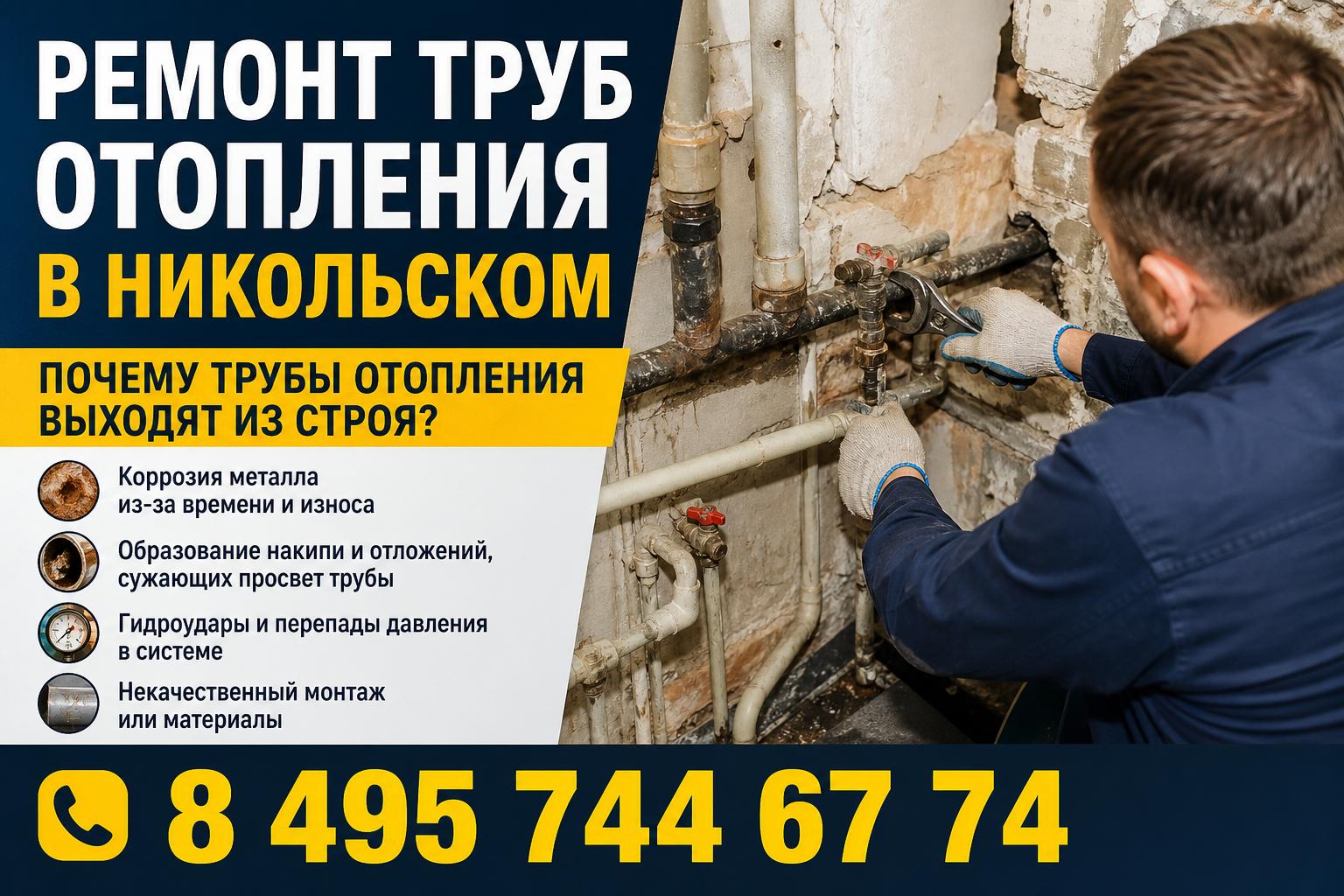 Почему трубы отопления вообще выходят из строя