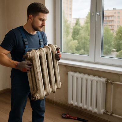 Замена радиаторов отопления в Клину