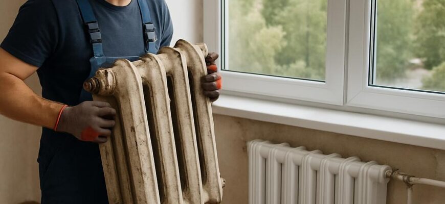 Замена радиаторов отопления в Клину