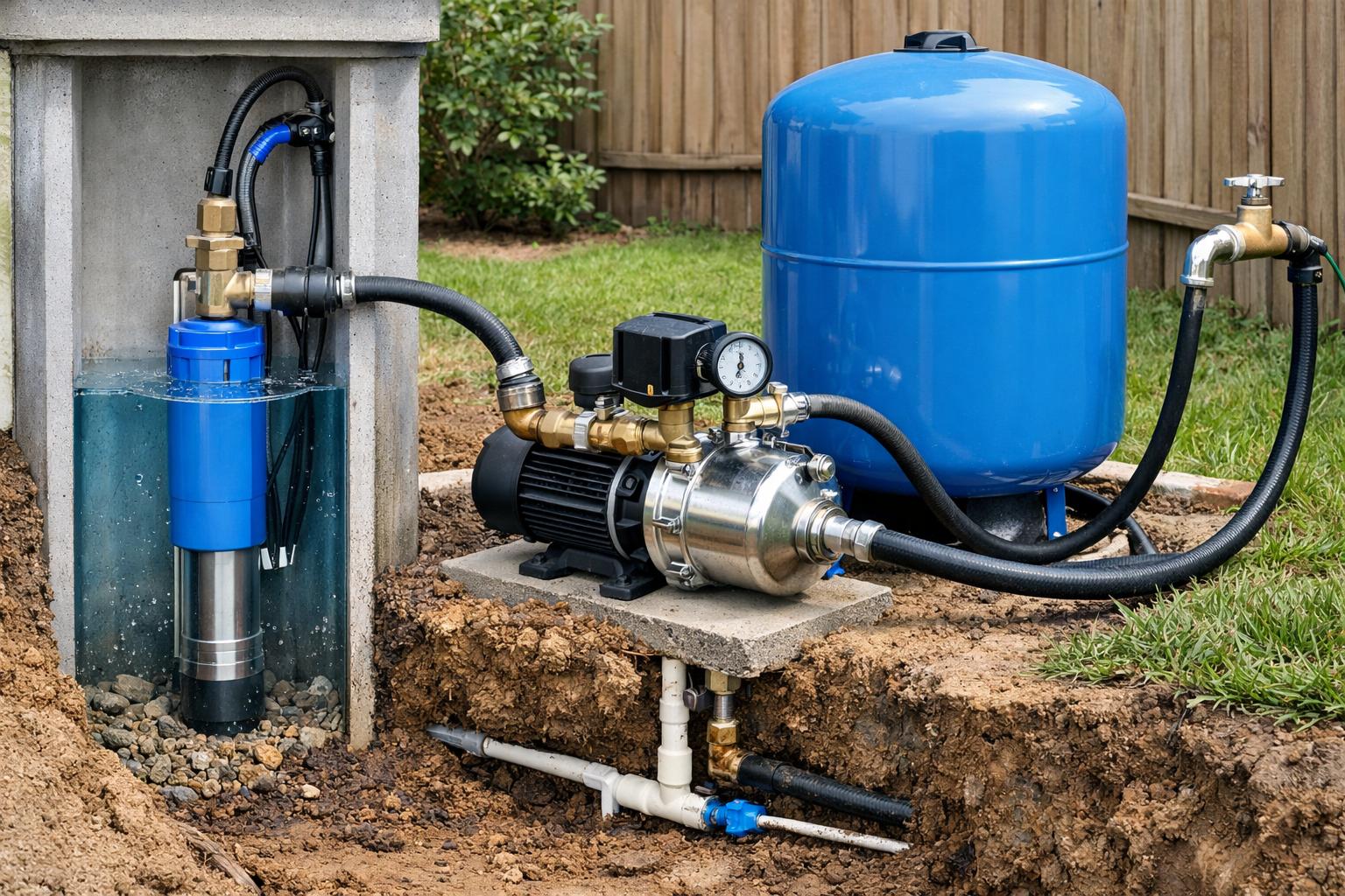 Почему правильное подключение гидроаккумулятора к скважине — залог надёжного водоснабжения Почему правильное подключение гидроаккумулятора к скважине — залог надёжного водоснабжения