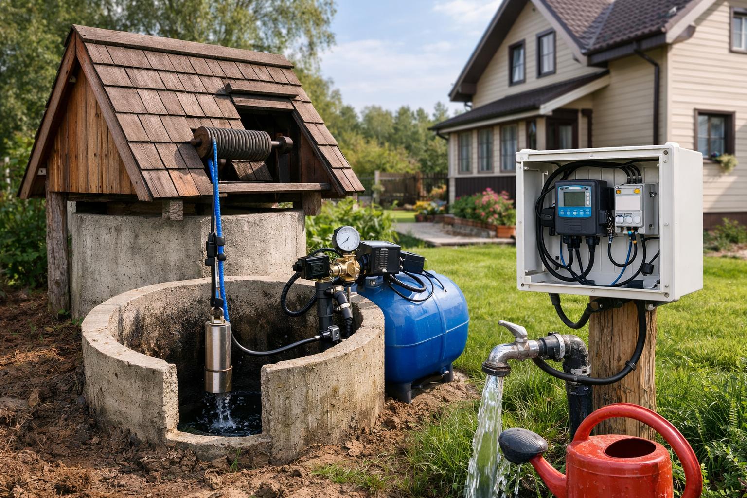 Почему автоматика для колодца — оптимальное решение для частного дома в Клину
