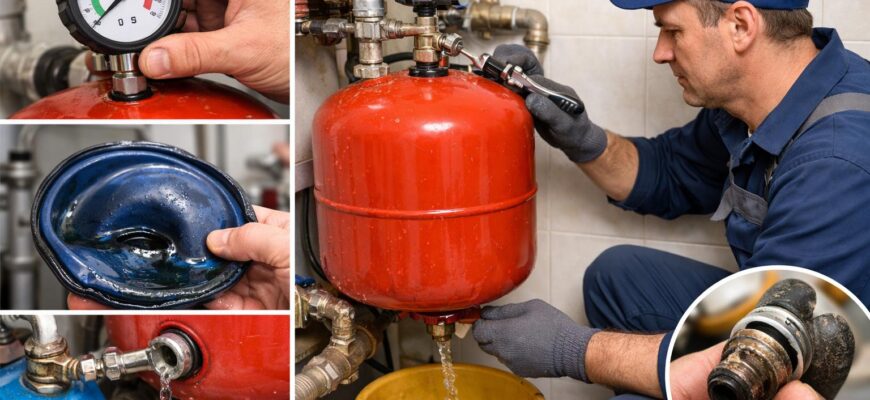 Обслуживание расширительного бака водоснабжения в Клину