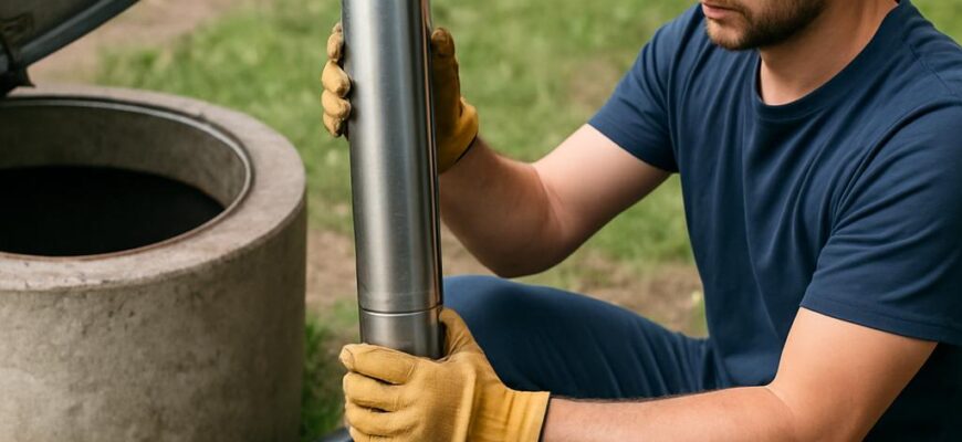 Клин замена насоса в скважине и колодце