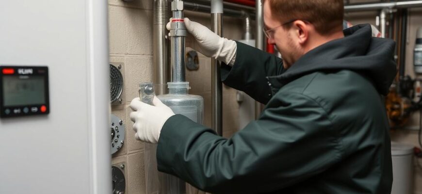 Очистка системы отопления и замена теплоносителя в Клину