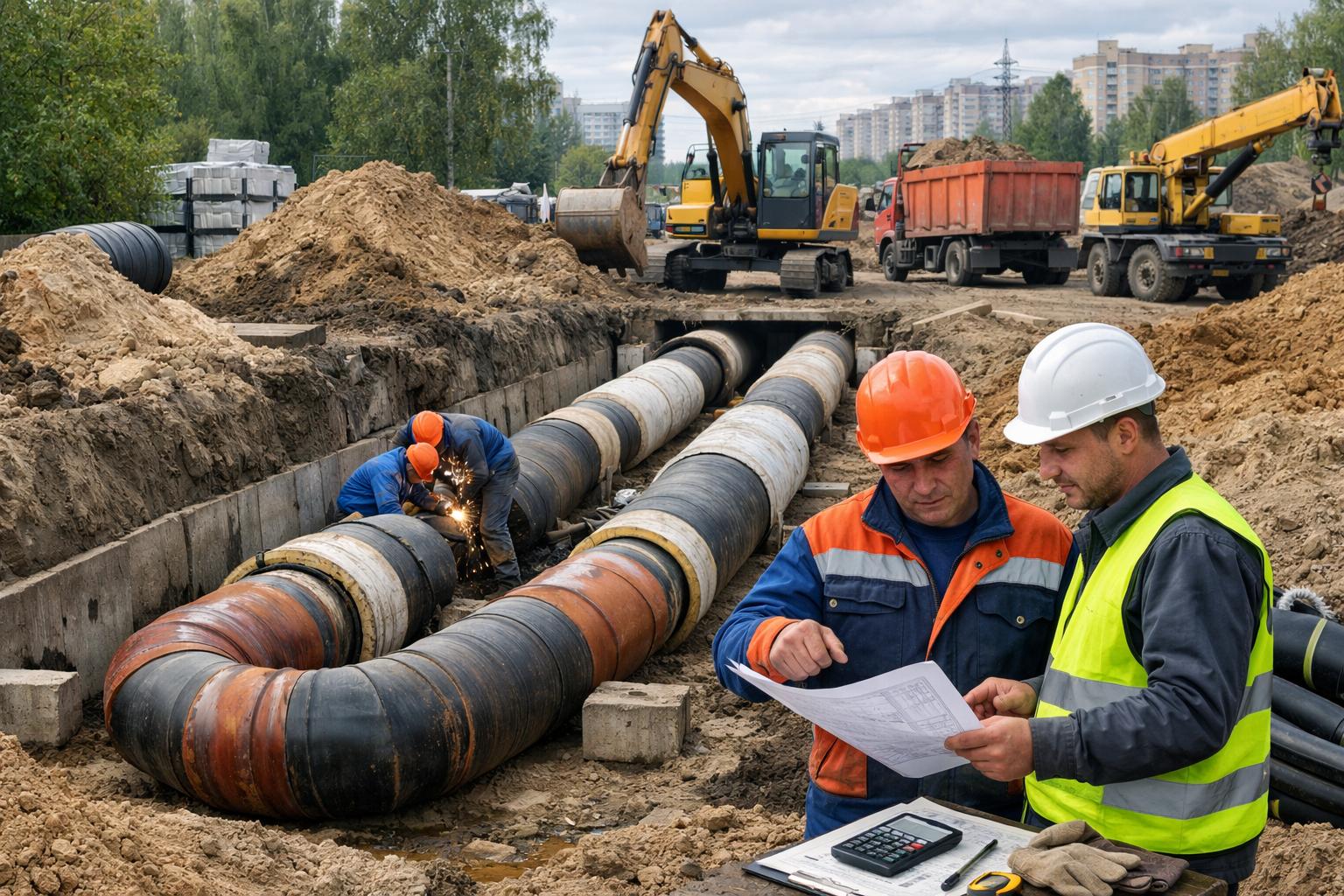 Стоимость прокладки теплотрассы в Клину: прозрачные цены и выгодные решения от профессионалов Стоимость прокладки теплотрассы в Клину: прозрачные цены и выгодные решения от профессионалов