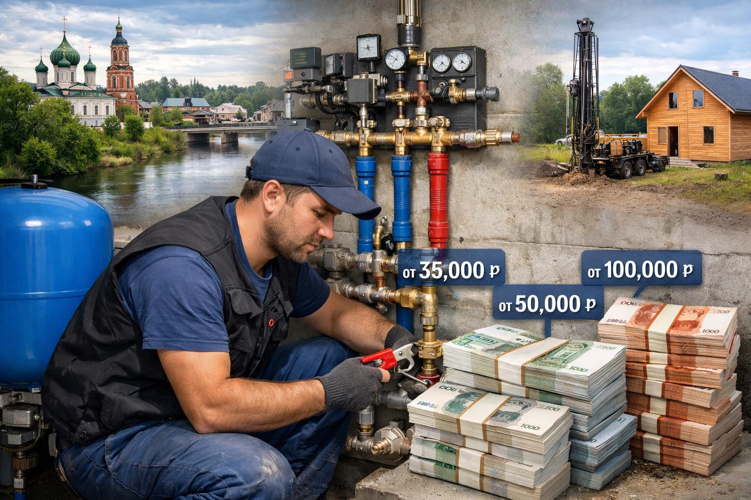 Клин: ориентиры по цене — Клин Стоимость установки систем водоснабжения от ООО Холдинг СпецСтройАльянс Клин: ориентиры по цене — Клин Стоимость установки систем водоснабжения от ООО Холдинг СпецСтройАльянс